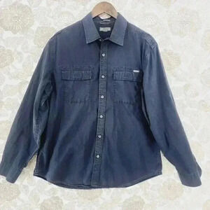 Eddie Bauer Classic fit Chino Button down Long sleeve Men's Size L